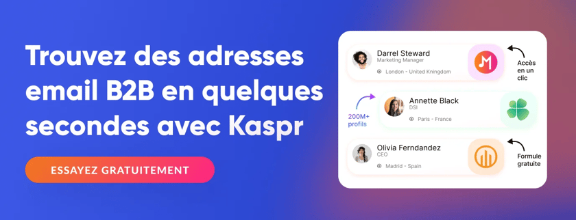 Trouvez des adresses email en quelques secondes avec Kaspr