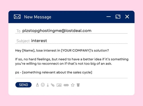 Revive ghosted deals email template