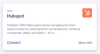 Connexion Hubspot