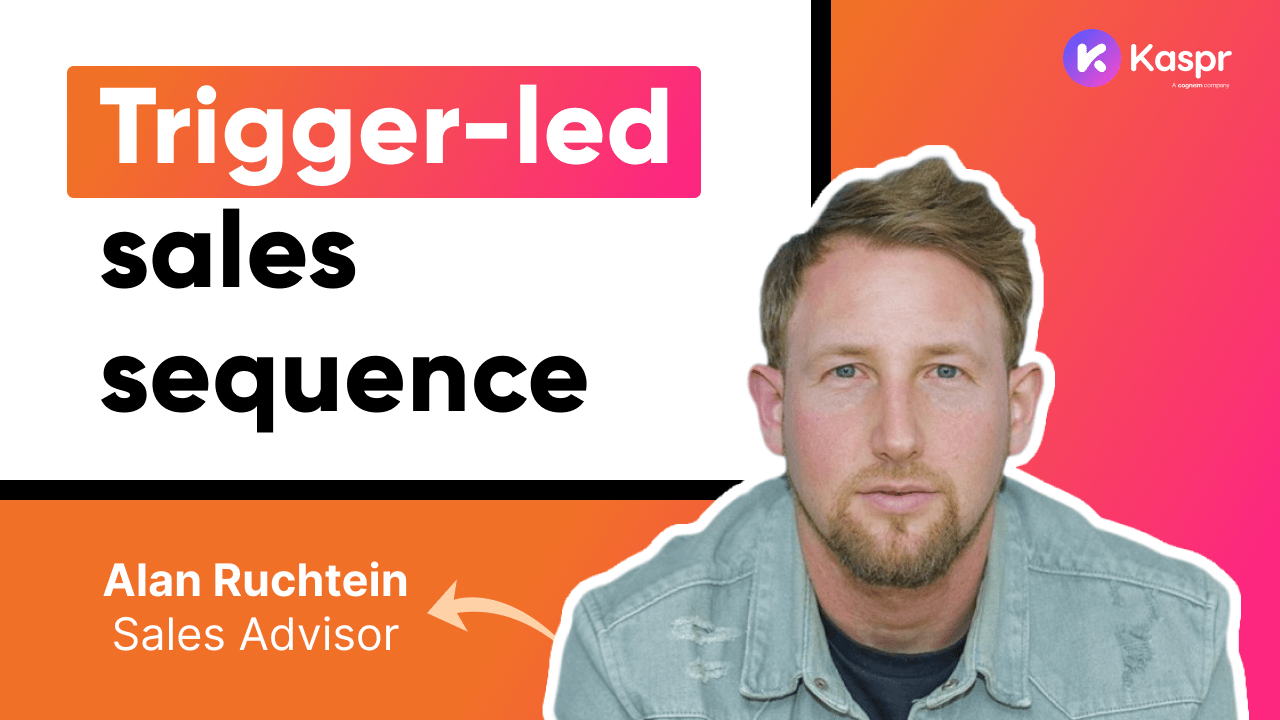 Thumbnail graphic for Alan Ruchtein trigger-led sales sequence use case