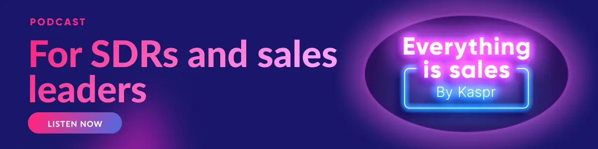Everything is sales podcast banner